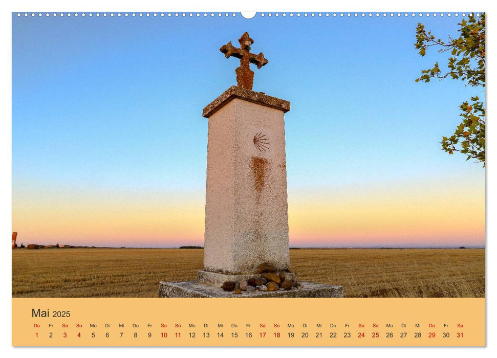 Auf den Spuren von Santiago - Wandern, Staunen, Seele baumeln lassen. (CALVENDO Premium Wandkalender 2025)