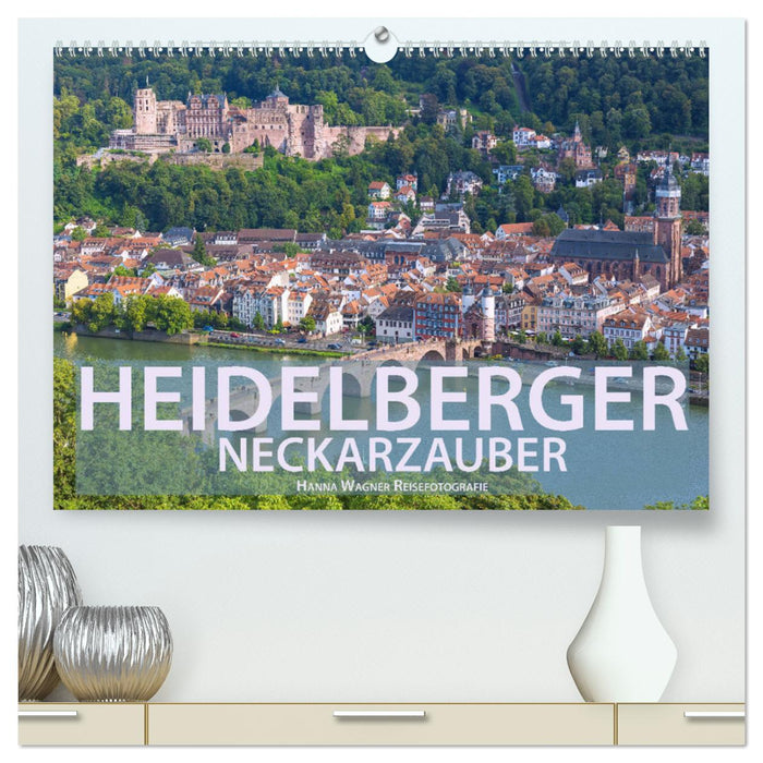 Heidelberger Neckarzauber (CALVENDO Premium Wandkalender 2025)