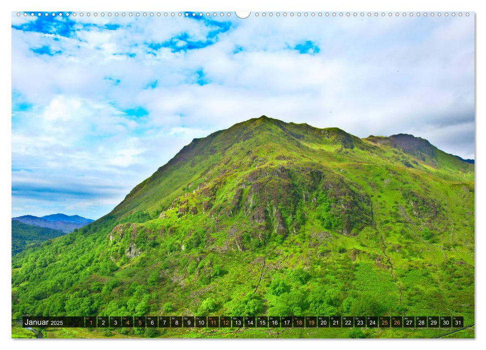 Snowdonia - Wales' wilder Norden (CALVENDO Wandkalender 2025)