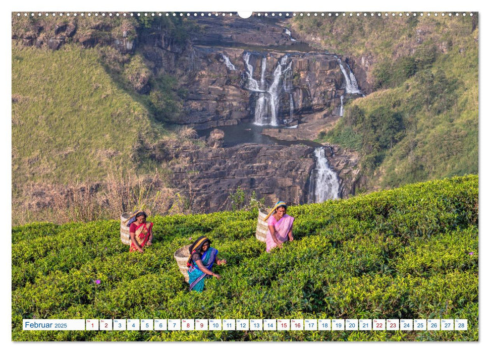 Sri Lanka, tropisches Inselparadies (CALVENDO Premium Wandkalender 2025)