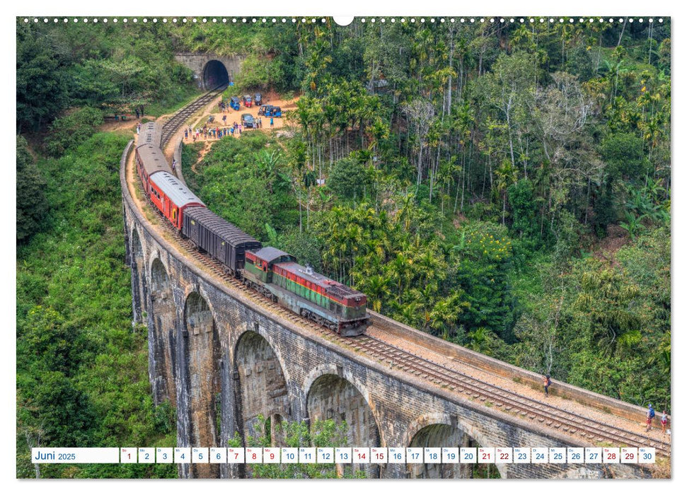 Sri Lanka, tropisches Inselparadies (CALVENDO Premium Wandkalender 2025)