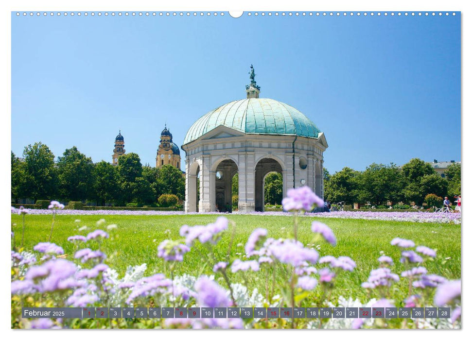 Weltstädtchen München (CALVENDO Premium Wandkalender 2025)