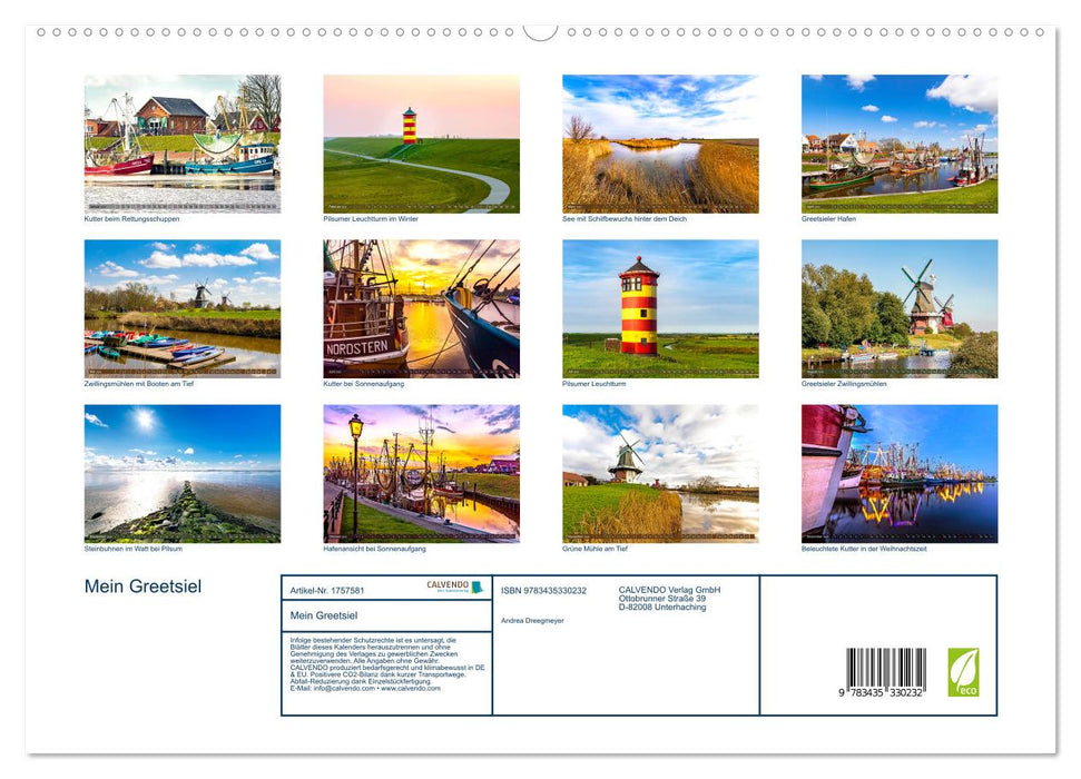 Mein Greetsiel (CALVENDO Premium Wandkalender 2025)