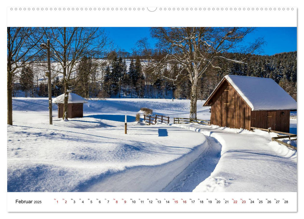 Einblicke in das Erzgebirge (CALVENDO Premium Wandkalender 2025)