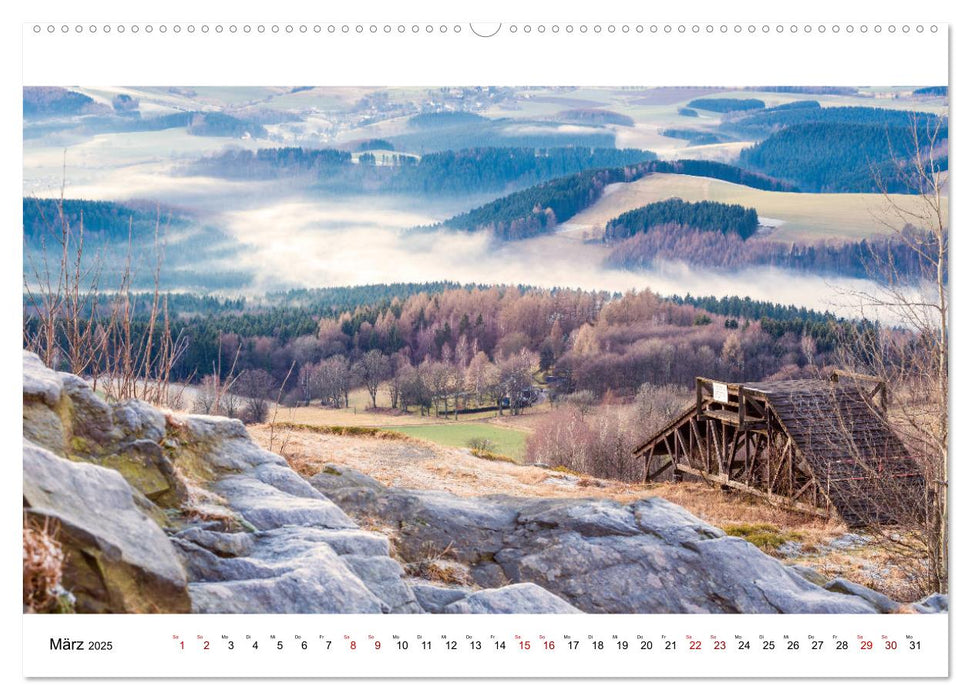 Einblicke in das Erzgebirge (CALVENDO Premium Wandkalender 2025)