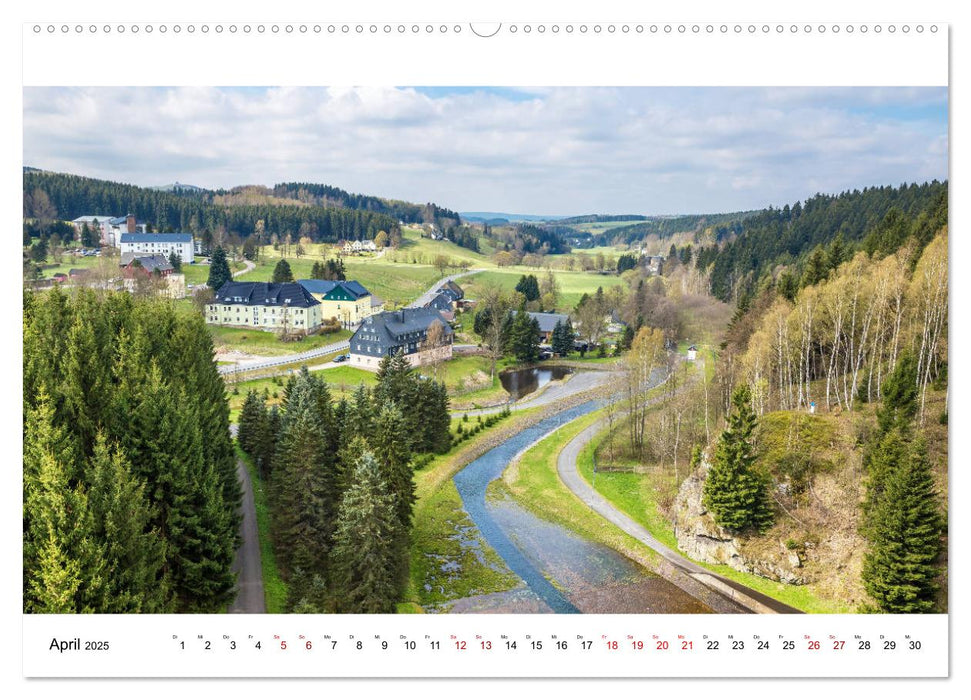 Einblicke in das Erzgebirge (CALVENDO Premium Wandkalender 2025)