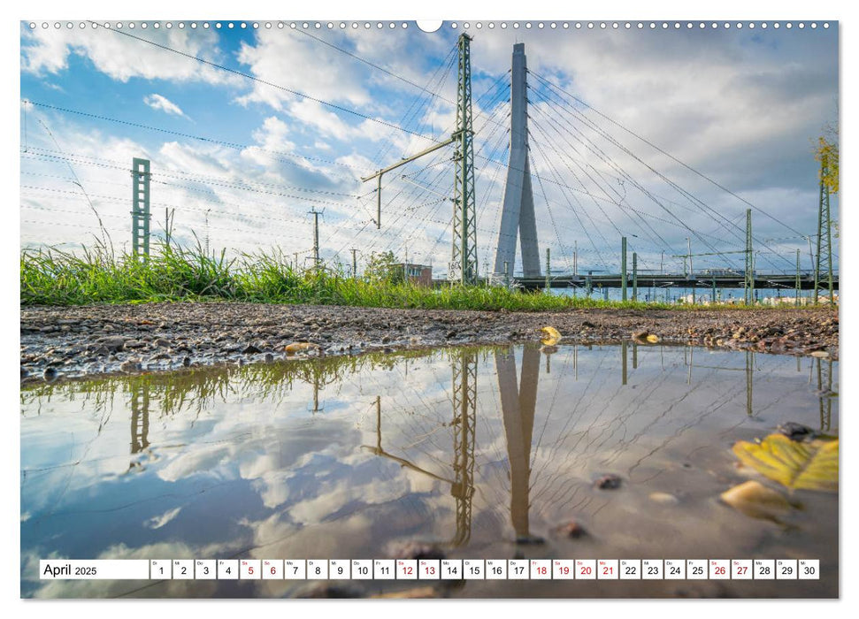 Halle-Saale - Meine Stadt im Spiegel (CALVENDO Premium Wandkalender 2025)