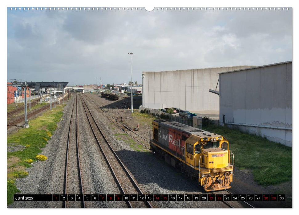 Eisenbahn in Neuseeland (CALVENDO Wandkalender 2025)