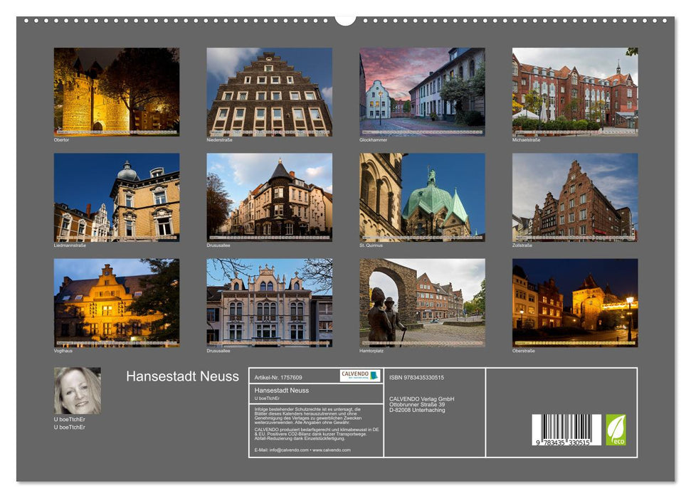 Hansestadt Neuss (CALVENDO Premium Wandkalender 2025)