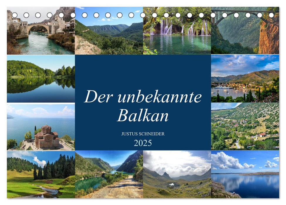 Der unbekannte Balkan (CALVENDO Wandkalender 2025)