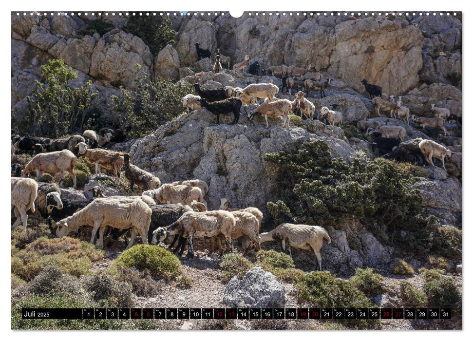 Kretas wilder Süden (CALVENDO Premium Wandkalender 2025)