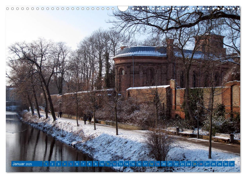 Brandenburg an der Havel - Stadt der Flussarme, Kanäle und Inseln (CALVENDO Wandkalender 2025)