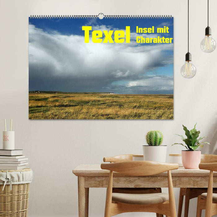 Texel Insel mit Charakter (CALVENDO Wandkalender 2025)