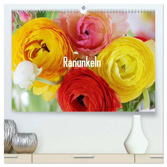 Ranunkeln (CALVENDO Premium Wandkalender 2025)