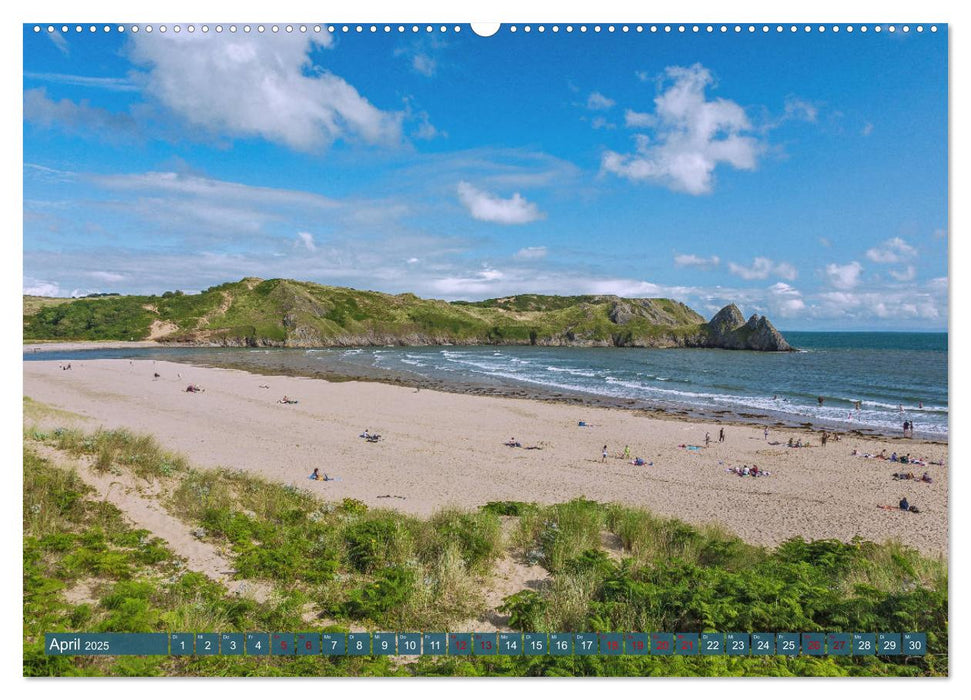 Herbe Schönheit Wales (CALVENDO Wandkalender 2025)