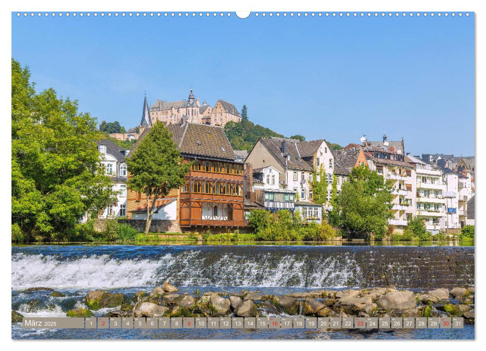 Marburg an der Lahn (CALVENDO Premium Wandkalender 2025)