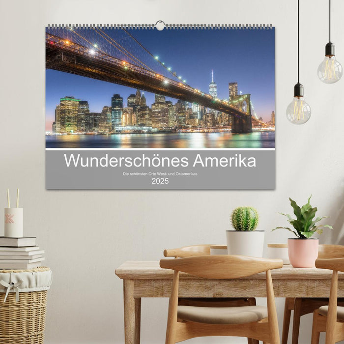 Wunderschönes Amerika (CALVENDO Wandkalender 2025)