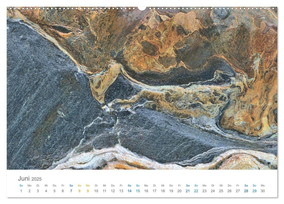 Die Natur als Künstlerin - Schönheit der Steine (CALVENDO Premium Wandkalender 2025)