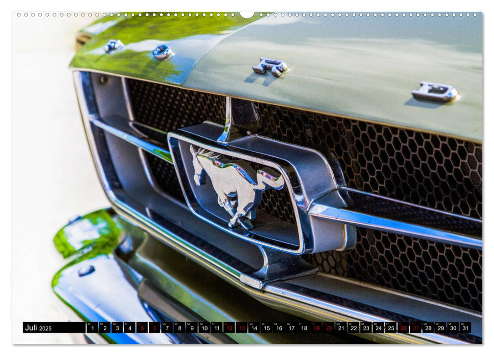 Ford Mustang - Die Legende (CALVENDO Premium Wandkalender 2025)