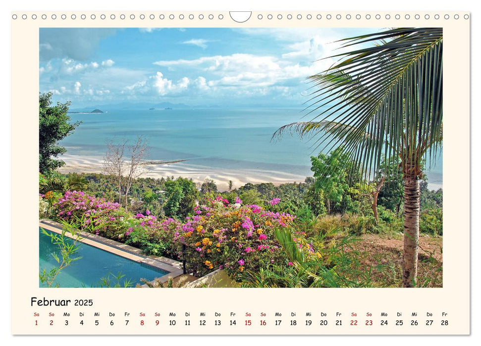 Sehnsuchtsinsel Koh Samui (CALVENDO Wandkalender 2025)