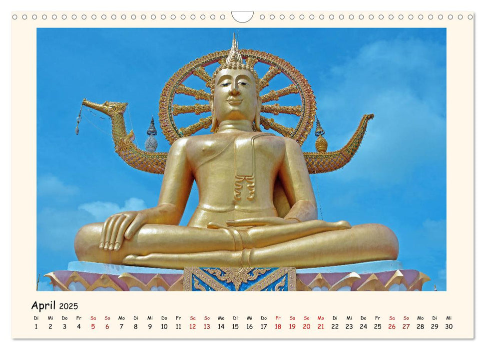 Sehnsuchtsinsel Koh Samui (CALVENDO Wandkalender 2025)