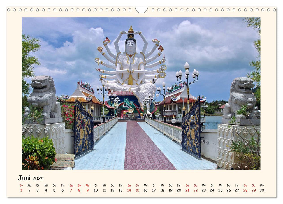 Sehnsuchtsinsel Koh Samui (CALVENDO Wandkalender 2025)