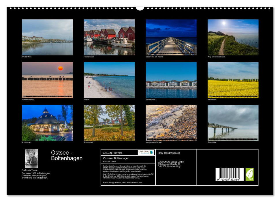 Ostsee - Boltenhagen (CALVENDO Premium Wandkalender 2025)