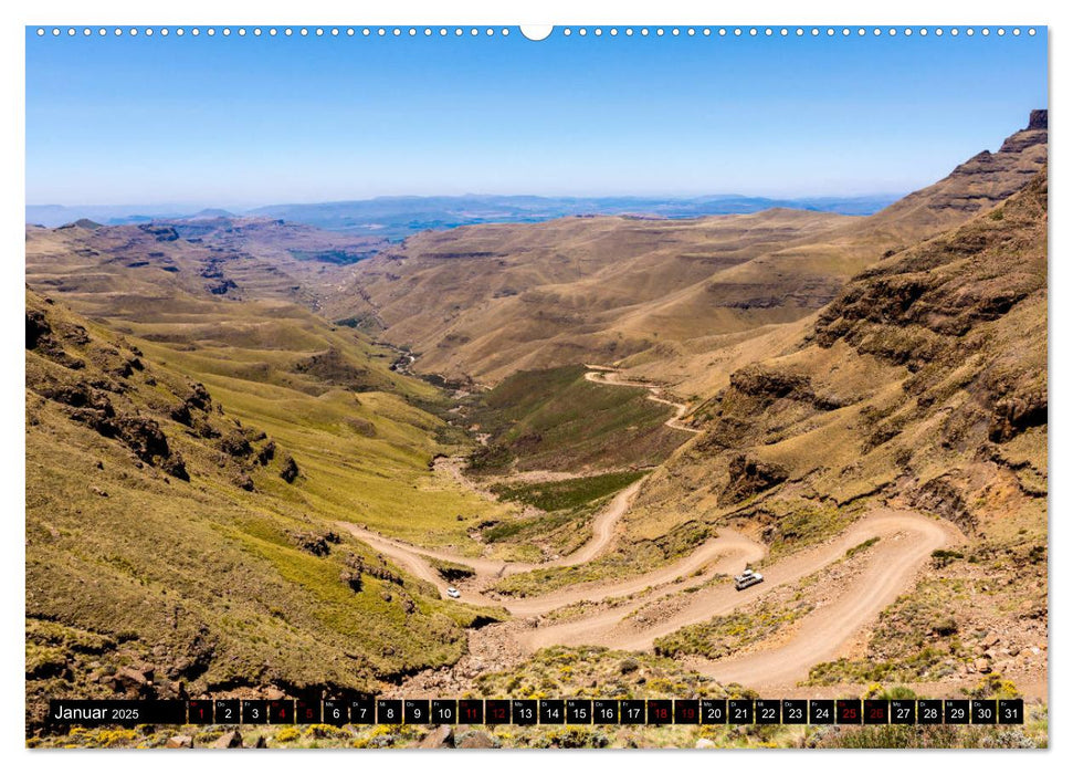 Südafrika - Lesotho (CALVENDO Premium Wandkalender 2025)