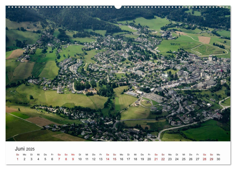 Die Alpen vom Himmel aus gesehen (CALVENDO Premium Wandkalender 2025)