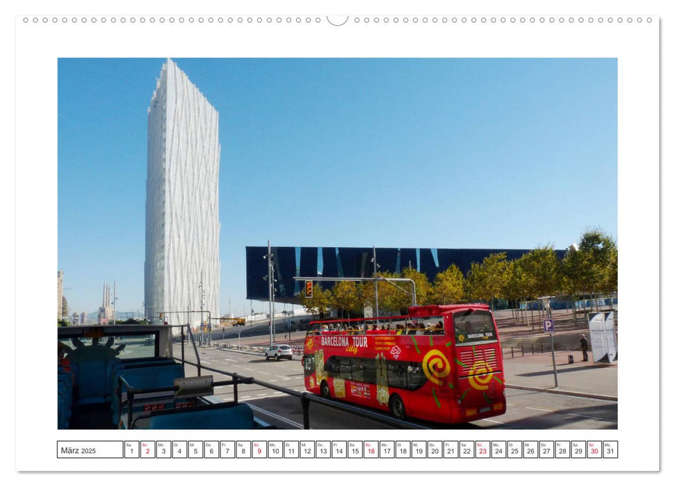 Trip nach Barcelona (CALVENDO Premium Wandkalender 2025)