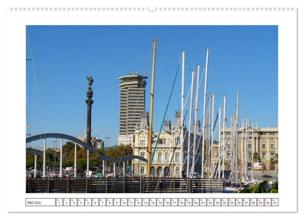 Trip nach Barcelona (CALVENDO Premium Wandkalender 2025)