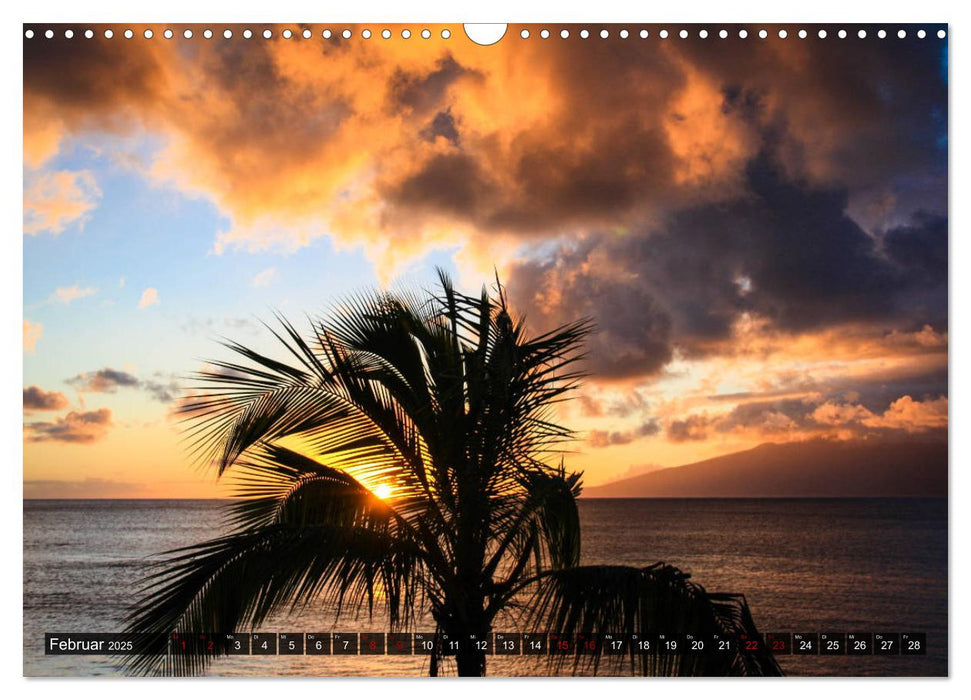 Sunsets of Hawaii (CALVENDO Wandkalender 2025)