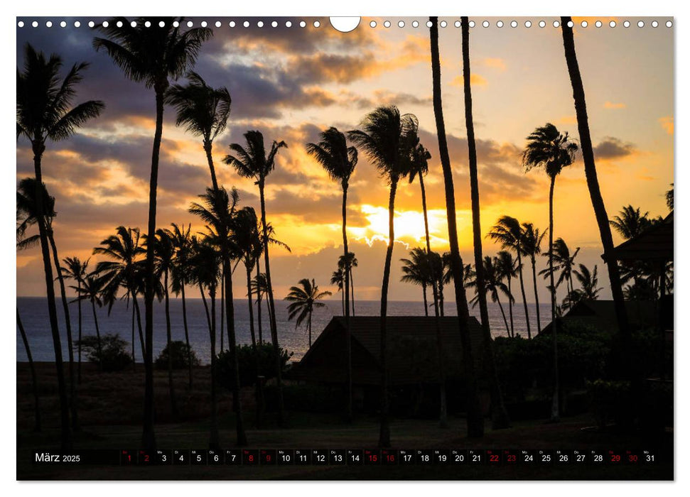 Sunsets of Hawaii (CALVENDO Wandkalender 2025)