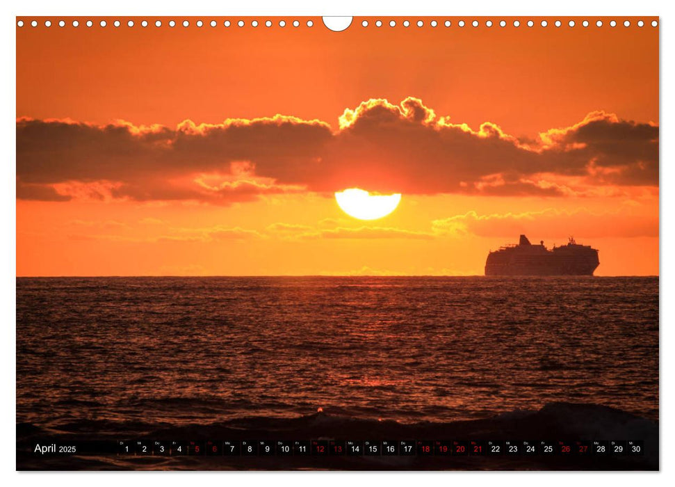 Sunsets of Hawaii (CALVENDO Wandkalender 2025)