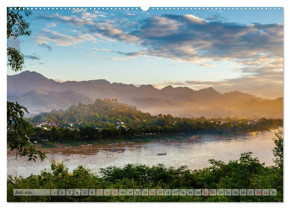 Laos - An den Ufern des Mekong (CALVENDO Premium Wandkalender 2025)