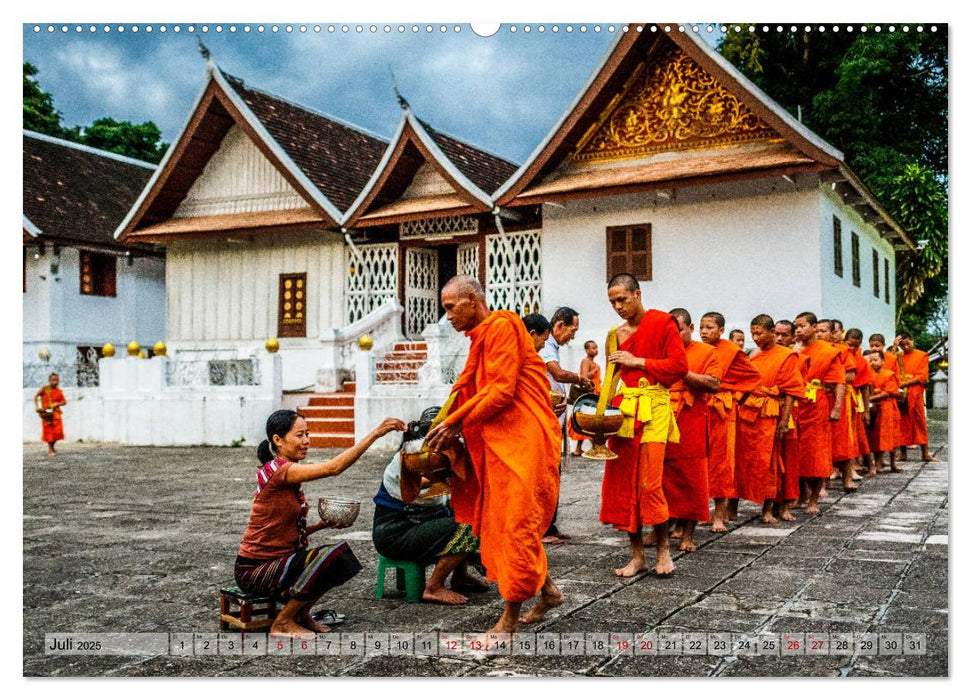 Laos - An den Ufern des Mekong (CALVENDO Premium Wandkalender 2025)