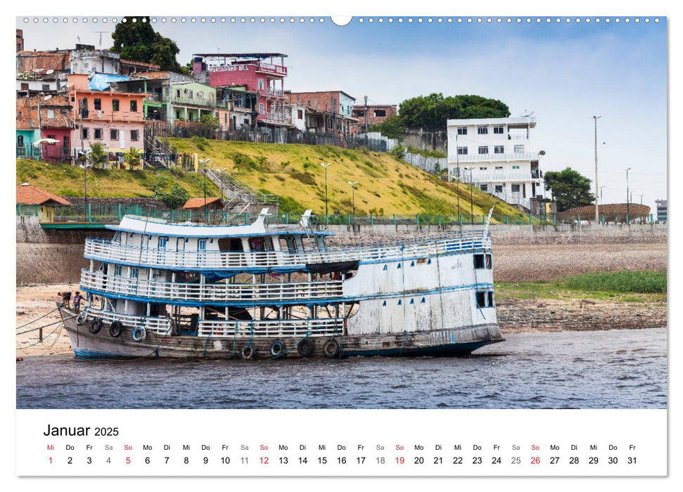 Mythos Amazonas - Naturparadies Brasiliens (CALVENDO Premium Wandkalender 2025)