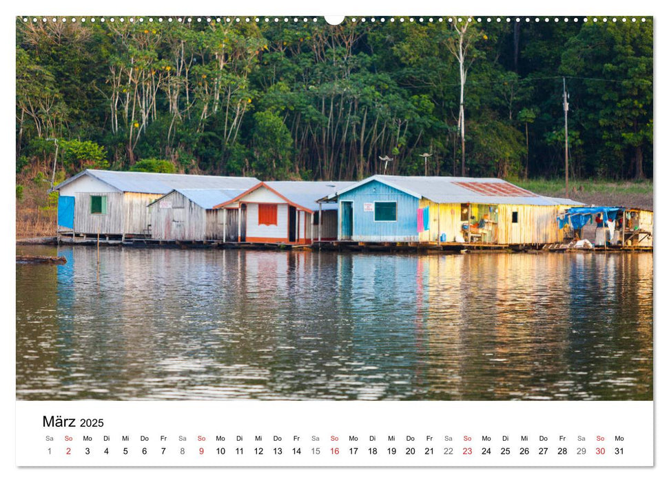 Mythos Amazonas - Naturparadies Brasiliens (CALVENDO Premium Wandkalender 2025)