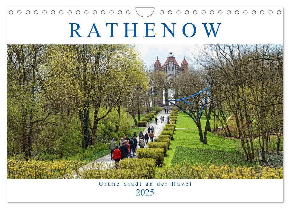 Rathenow - Grüne Stadt an der Havel (CALVENDO Wandkalender 2025)