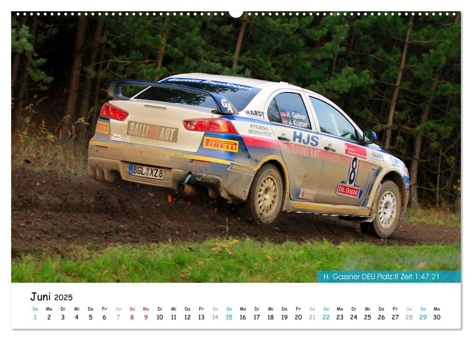 Lausitz-Rallye Kalender (CALVENDO Premium Wandkalender 2025)