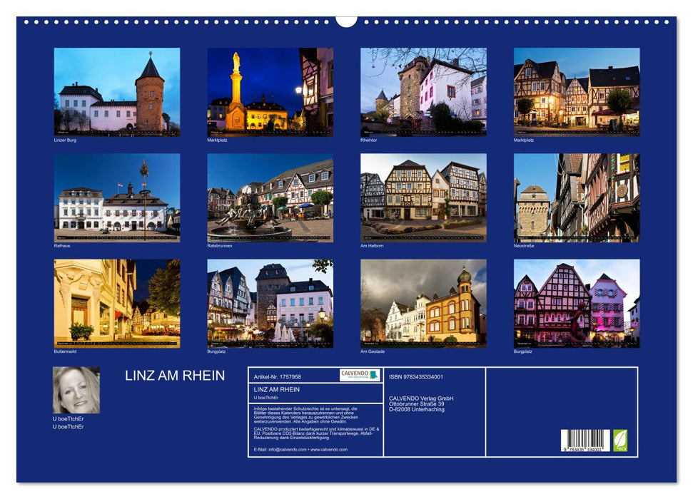 LINZ AM RHEIN (CALVENDO Wandkalender 2025)