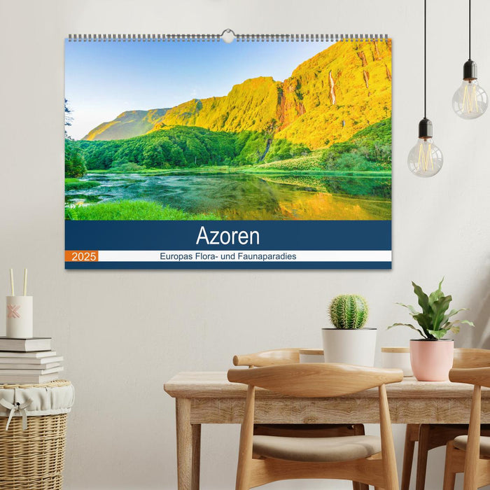 Azoren: Europas Flora- und Faunaparadies (CALVENDO Wandkalender 2025)