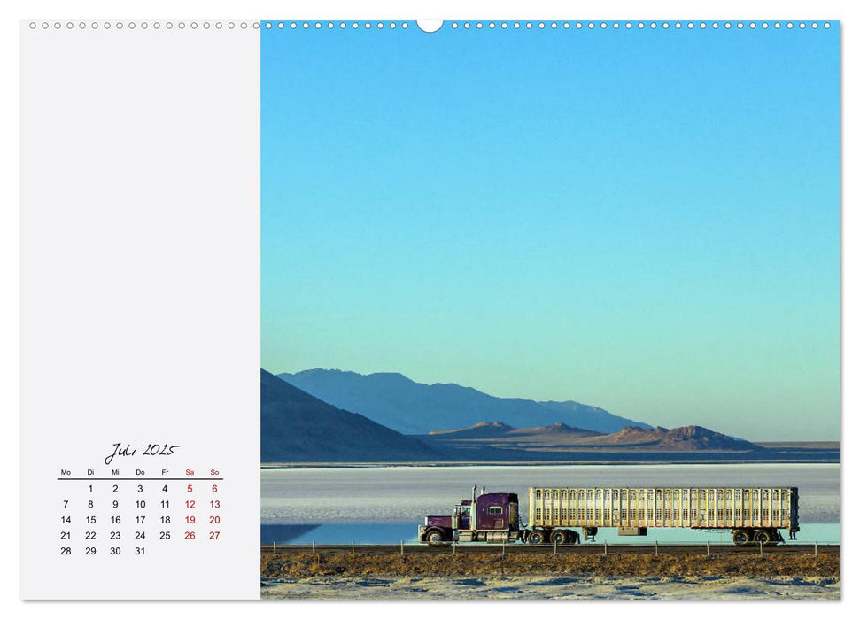 Langhauber. Coole Trucks in den USA (CALVENDO Premium Wandkalender 2025)