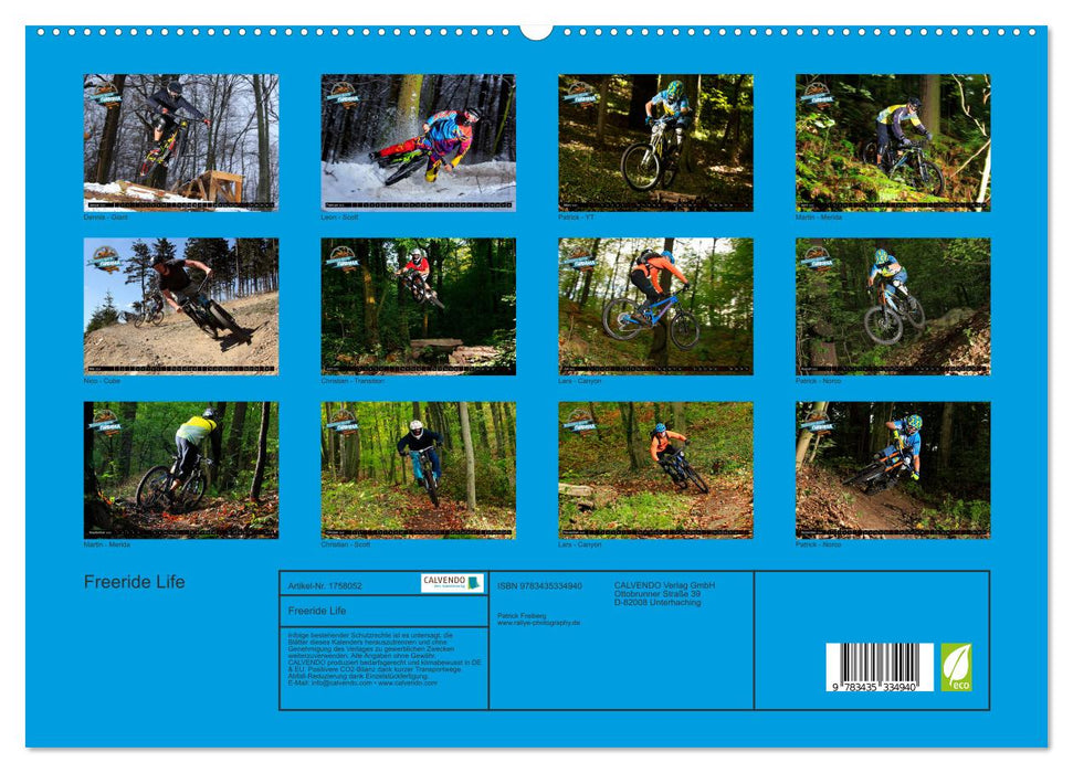 Freeride Life (CALVENDO Premium Wandkalender 2025)