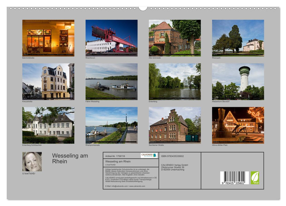 Wesseling am Rhein (CALVENDO Premium Wandkalender 2025)