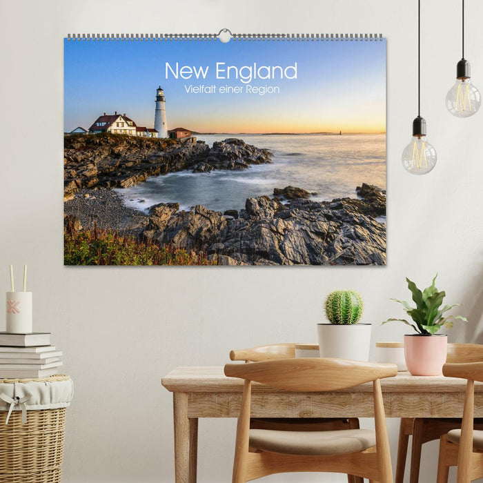 New England - Vielfalt einer Region (CALVENDO Wandkalender 2025)