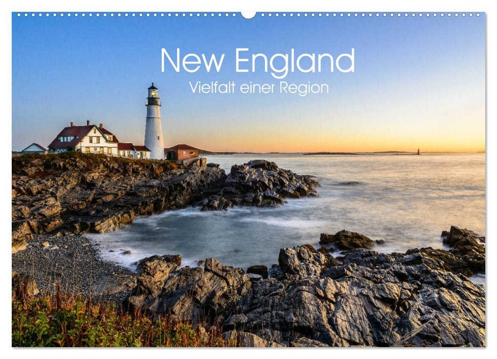 New England - Vielfalt einer Region (CALVENDO Wandkalender 2025)