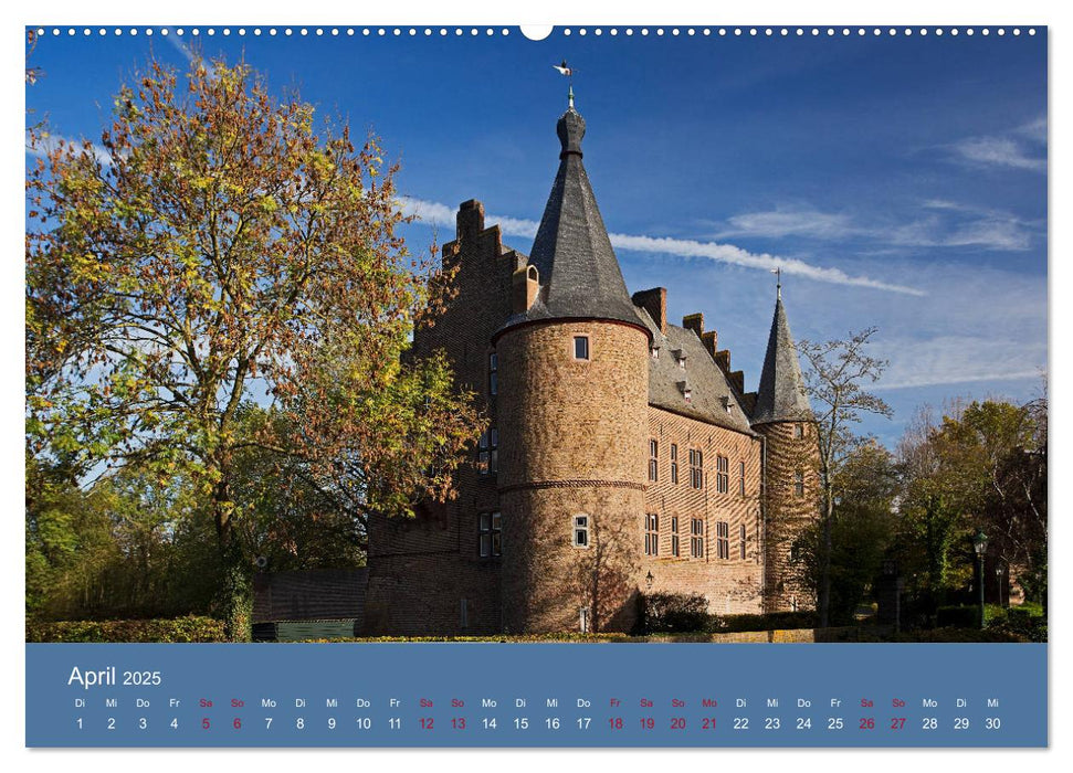 ERFTSTADT - Burgen und Bürgerhäuser (CALVENDO Premium Wandkalender 2025)