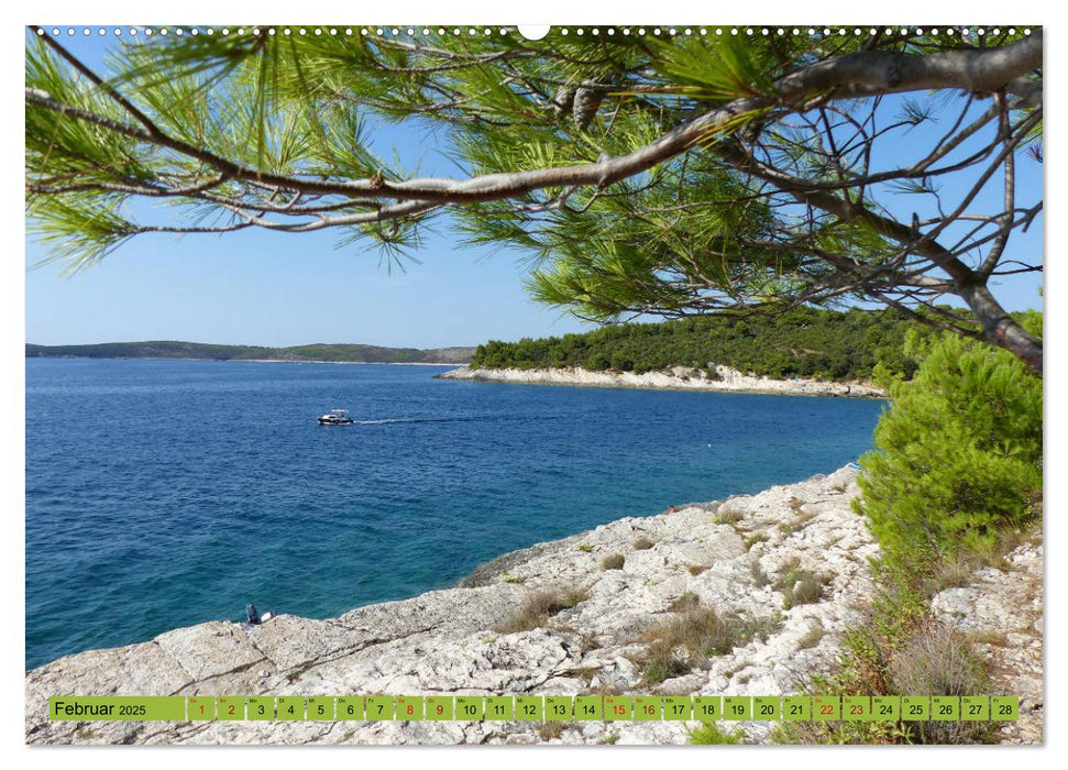 Istrien und Insel Krk - Impressionen eines kroatischen Sommers (CALVENDO Premium Wandkalender 2025)