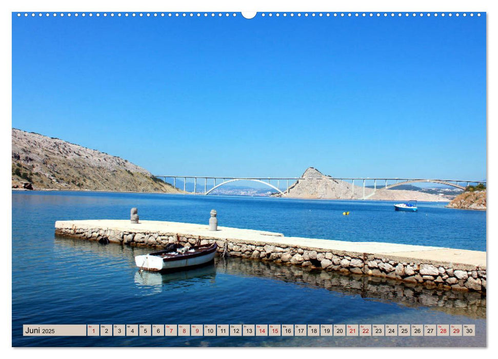 Istrien und Insel Krk - Impressionen eines kroatischen Sommers (CALVENDO Premium Wandkalender 2025)